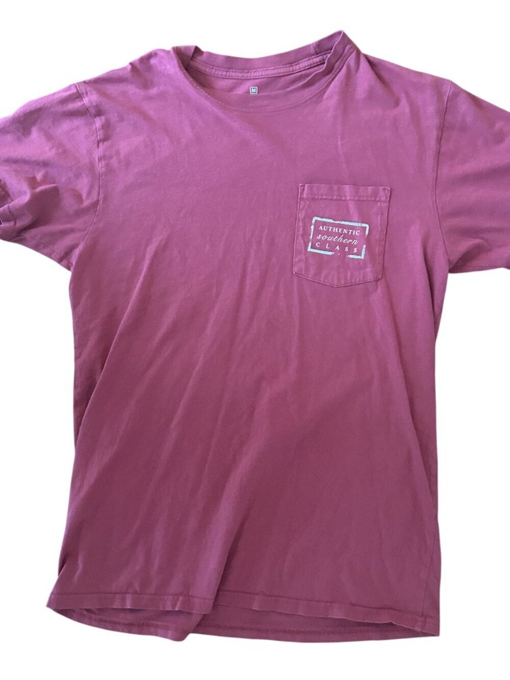 Southern Marsh Collection Red T-shirt Blue Duck Logo Tee Size Medium Mens
